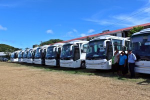 SIDS Buses donated from China