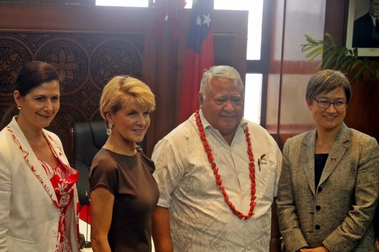 Samoa Australia Aid Arrangement Signing