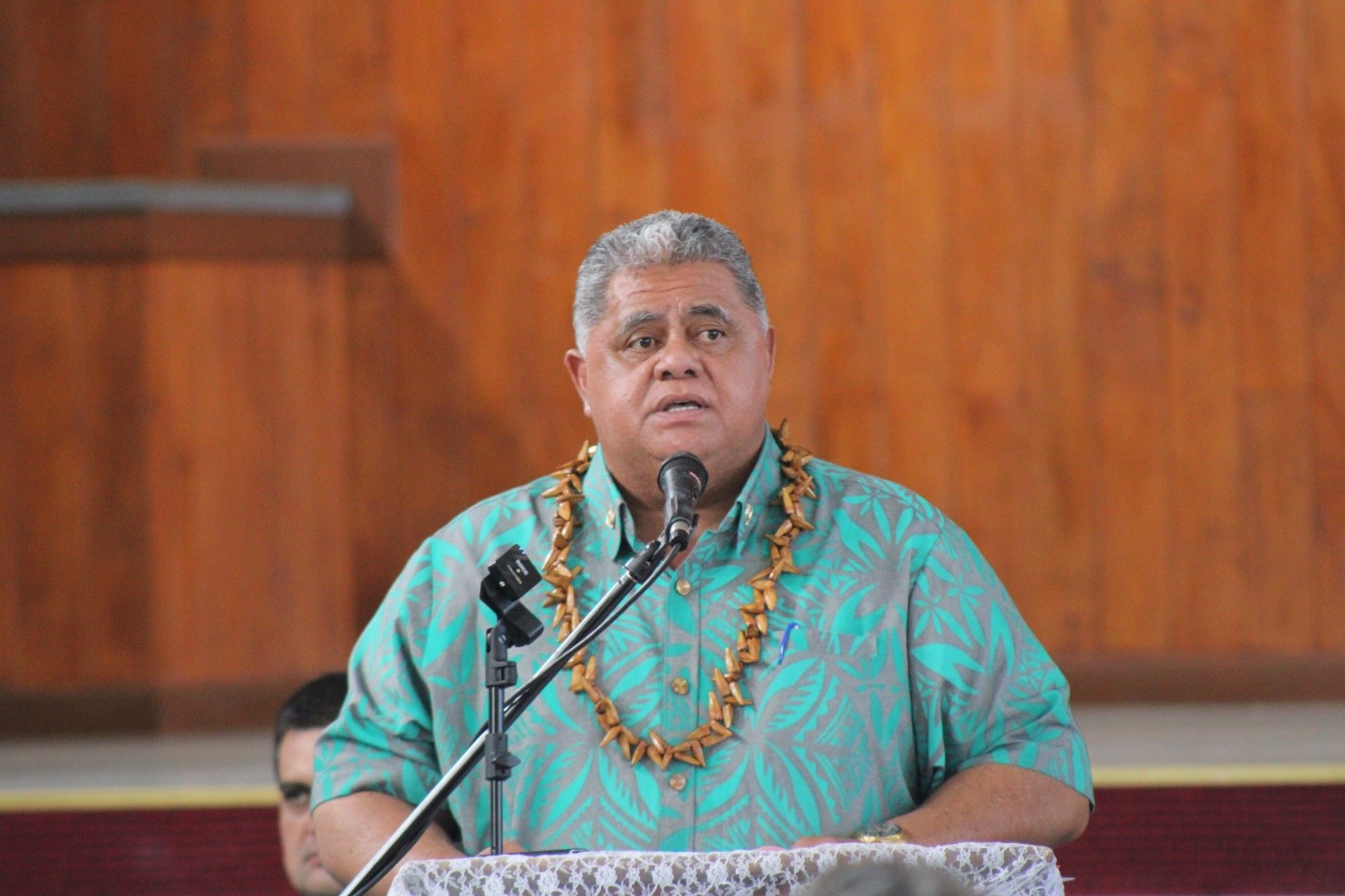 Hon. Laauli Leuatea Polataivao Fosi Schmidt Minister Of Agriculture And 